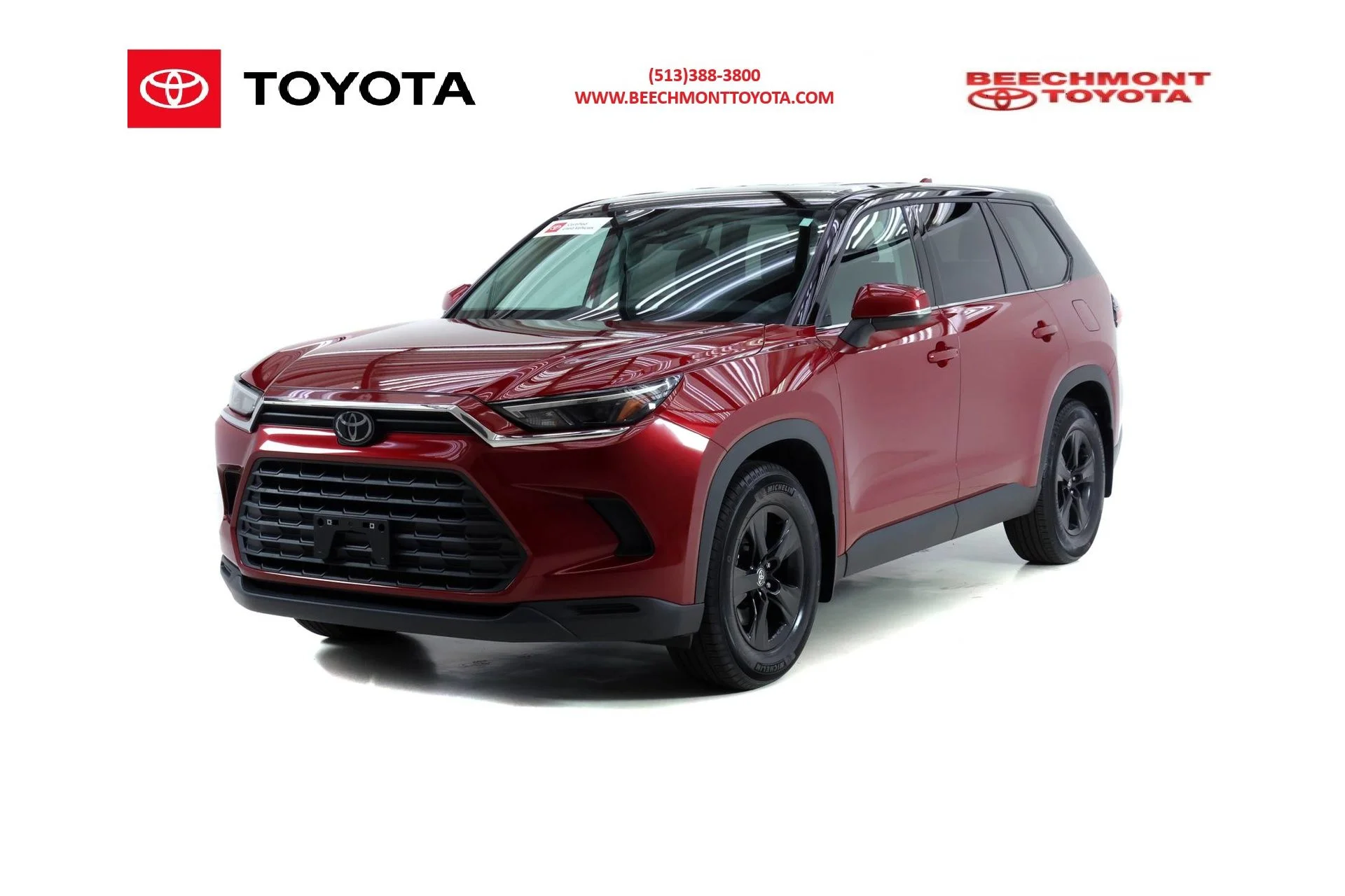 Certified Used 2025 Red Toyota LE image 1