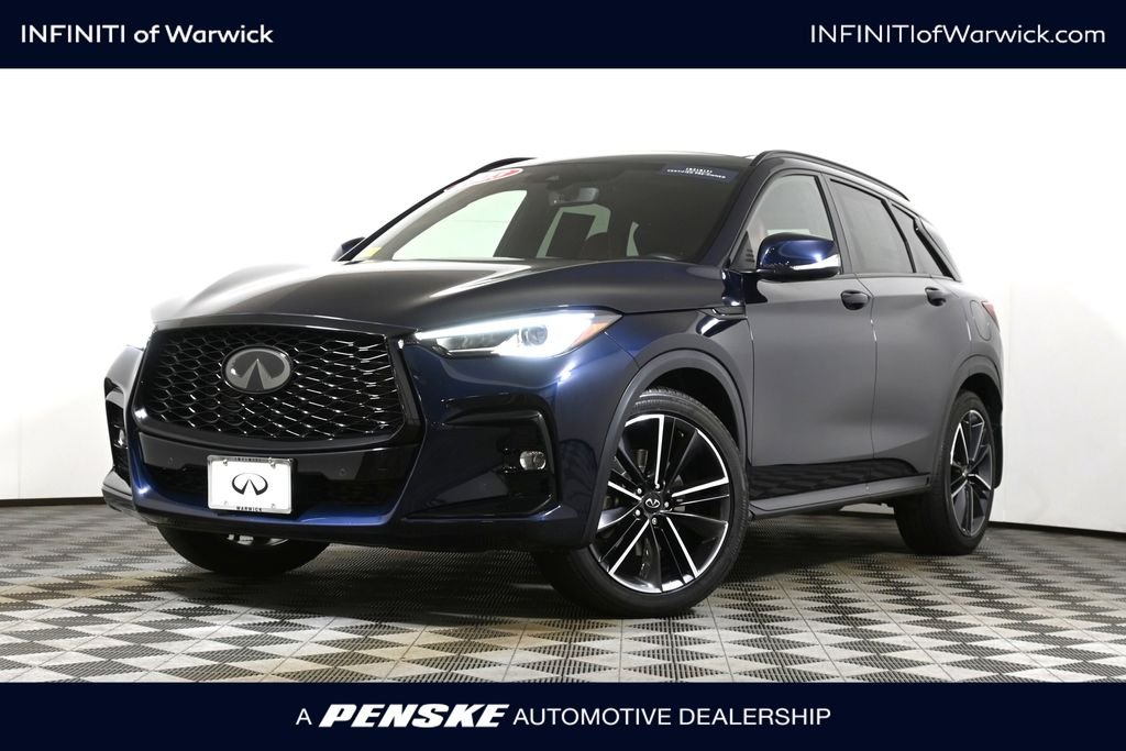 Certified Used 2023 Blue INFINITI SPORT image 1