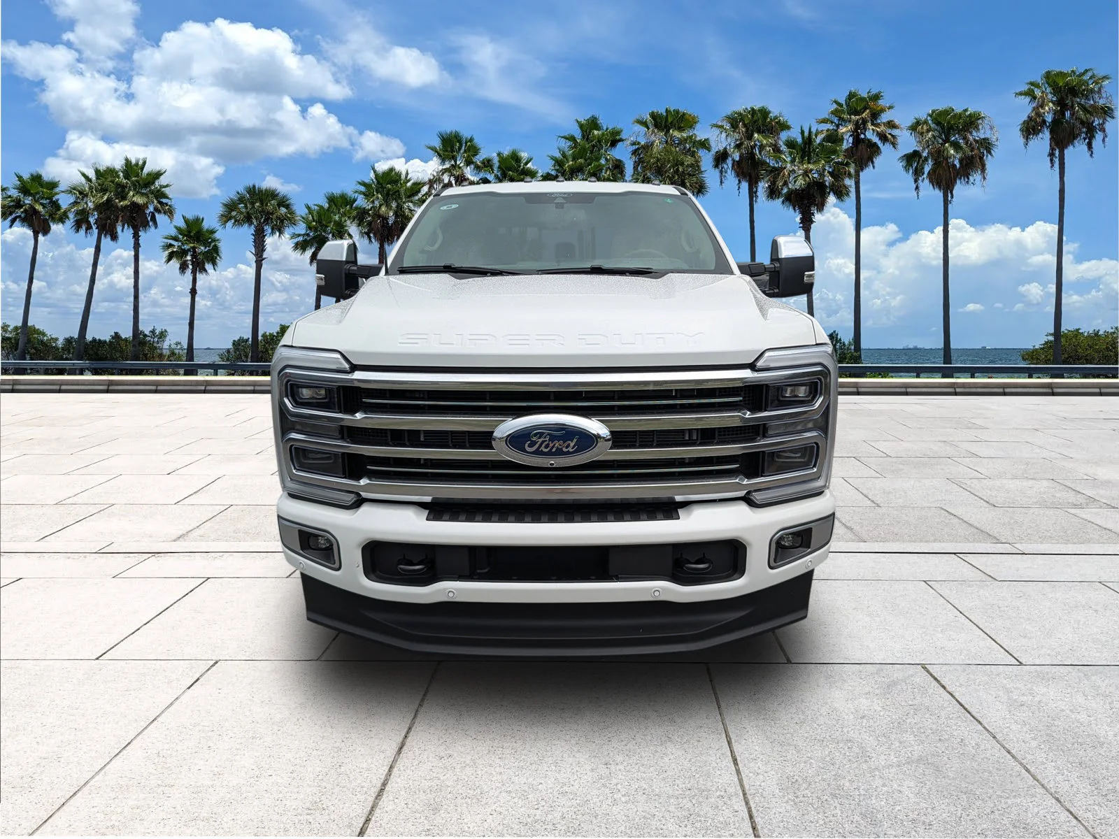 New 2026 Star White Metallic Tri-Coat Ford F-250® Platinum® image 2