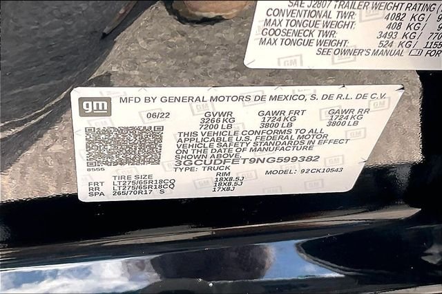 Used 2022 Black Chevrolet LT Trail Boss image 33