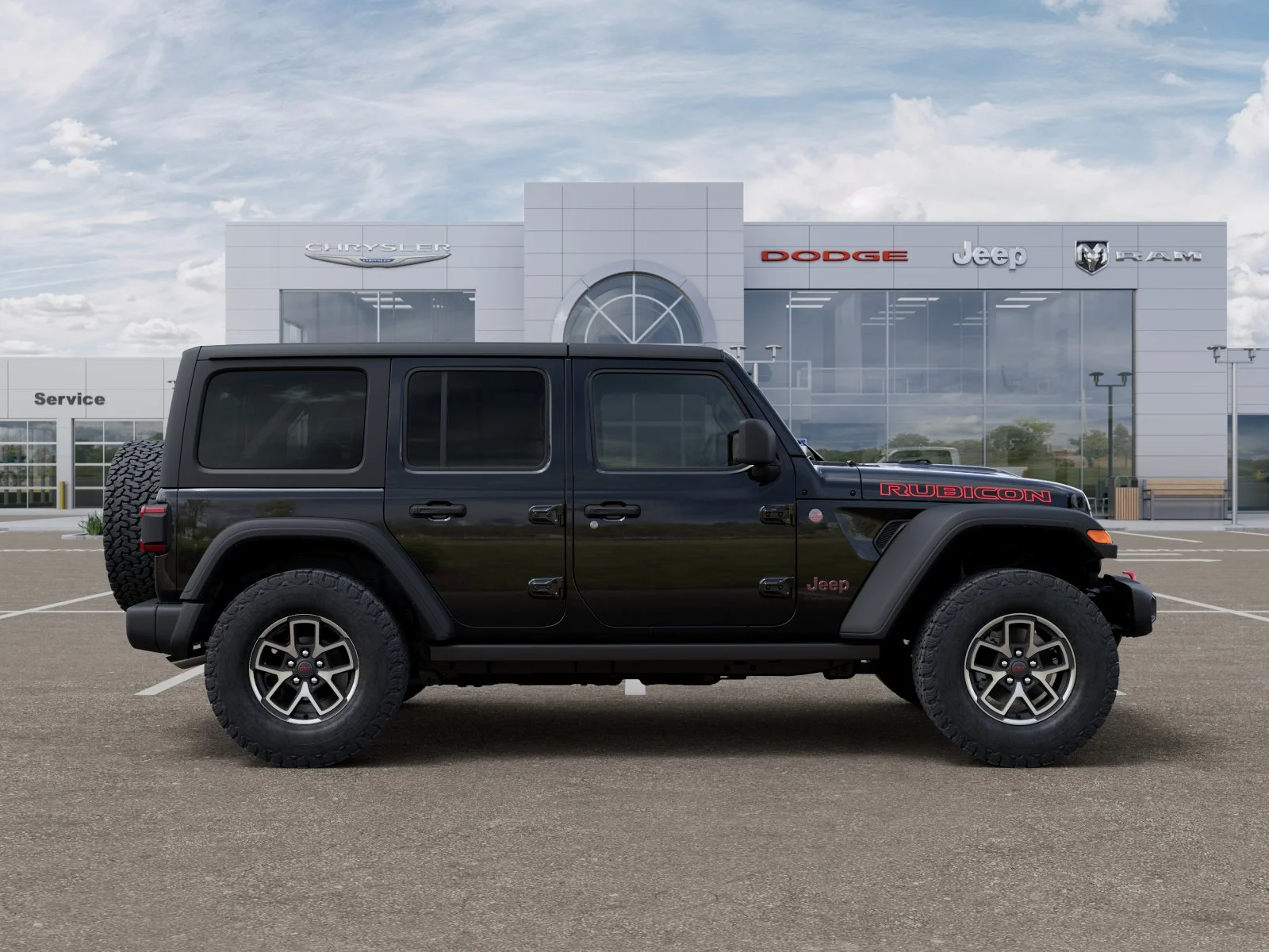 New 2026 Black Clear-Coat Exterior Paint Jeep Rubicon image 48