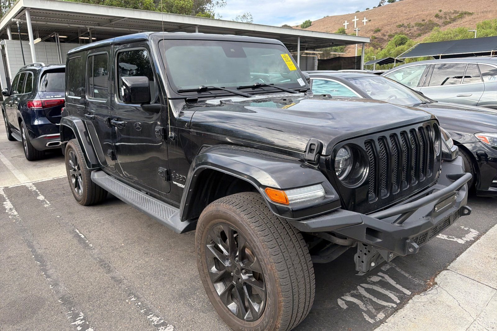 Used 2022 Black Jeep Unlimited Sahara High Altitude image 4