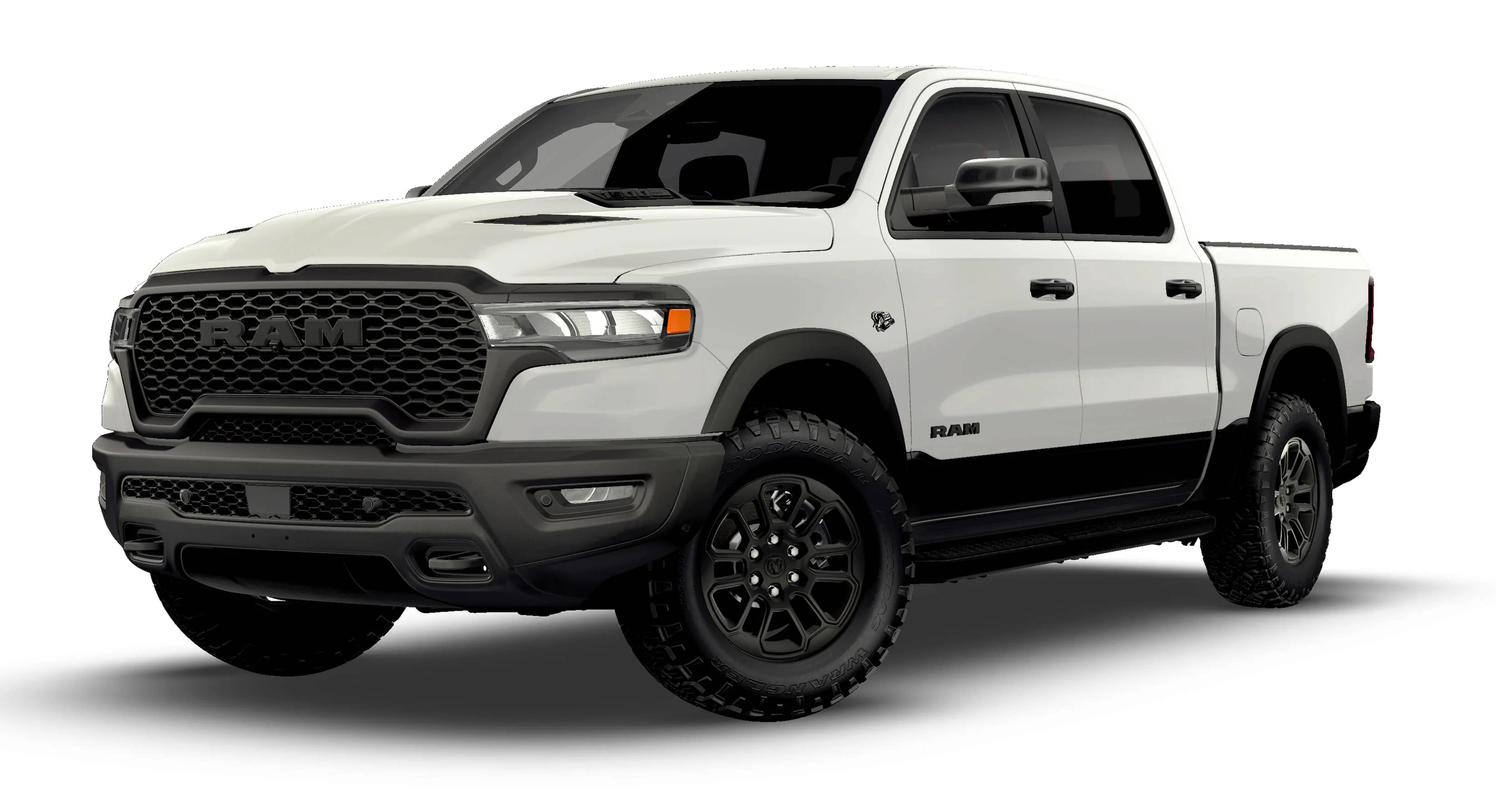 New 2026 Bright White Clear-Coat Exterior Paint RAM REBEL image 13