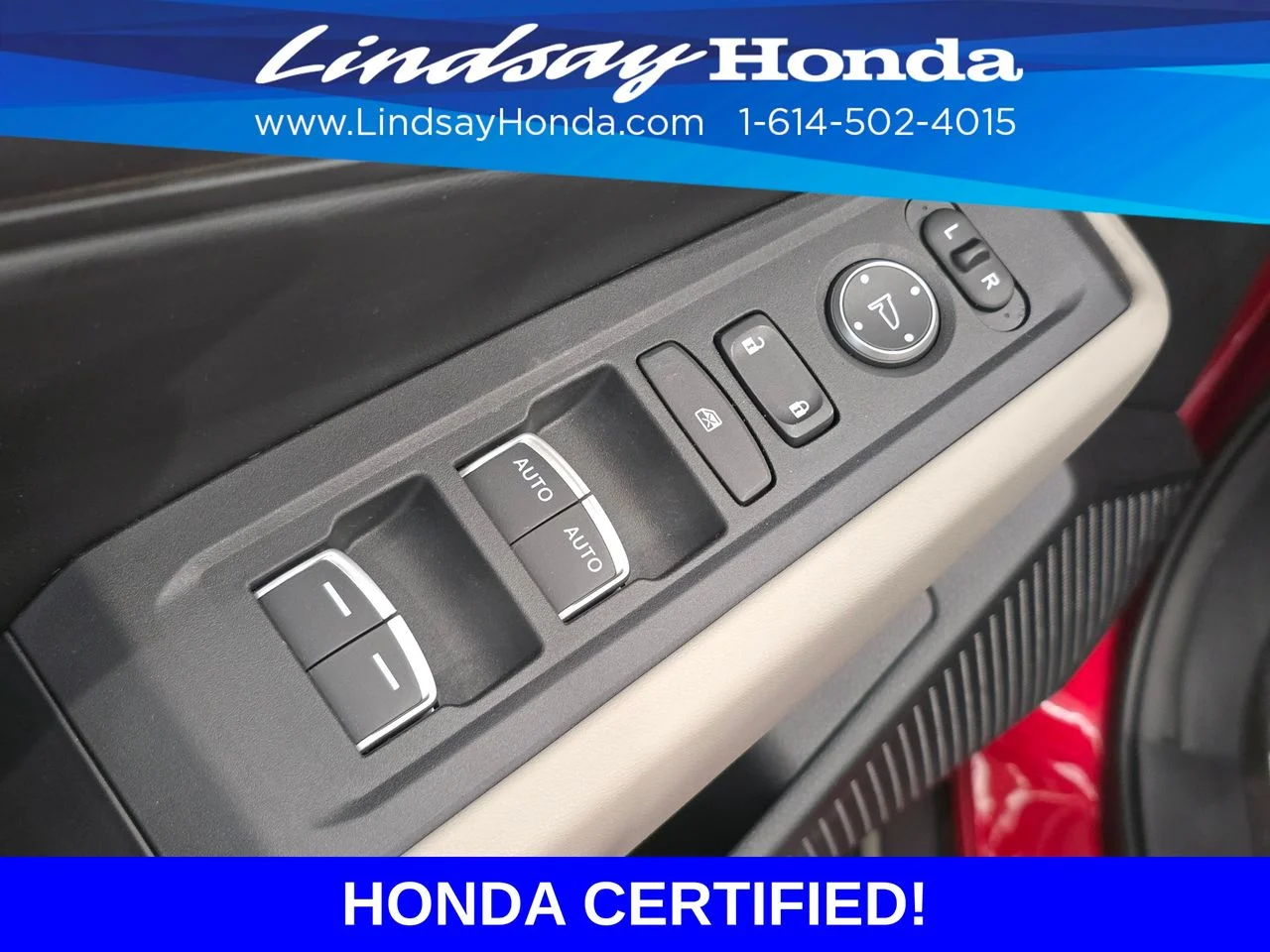 Certified Used 2024 Radiant Red Metallic Honda EX image 23