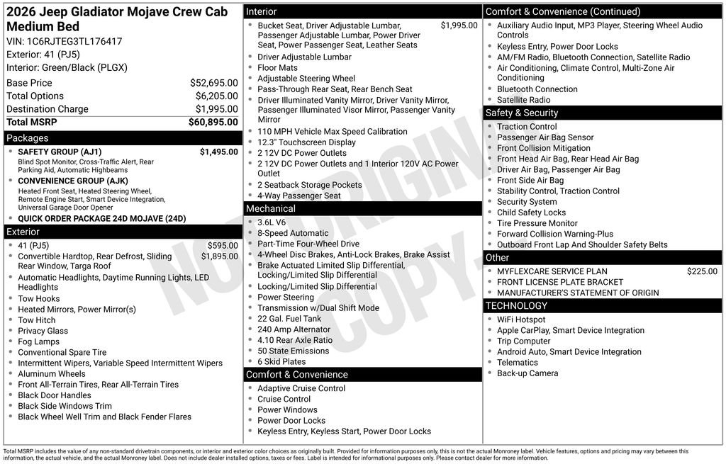 New 2026 41 Exterior Paint Jeep Mojave image 42