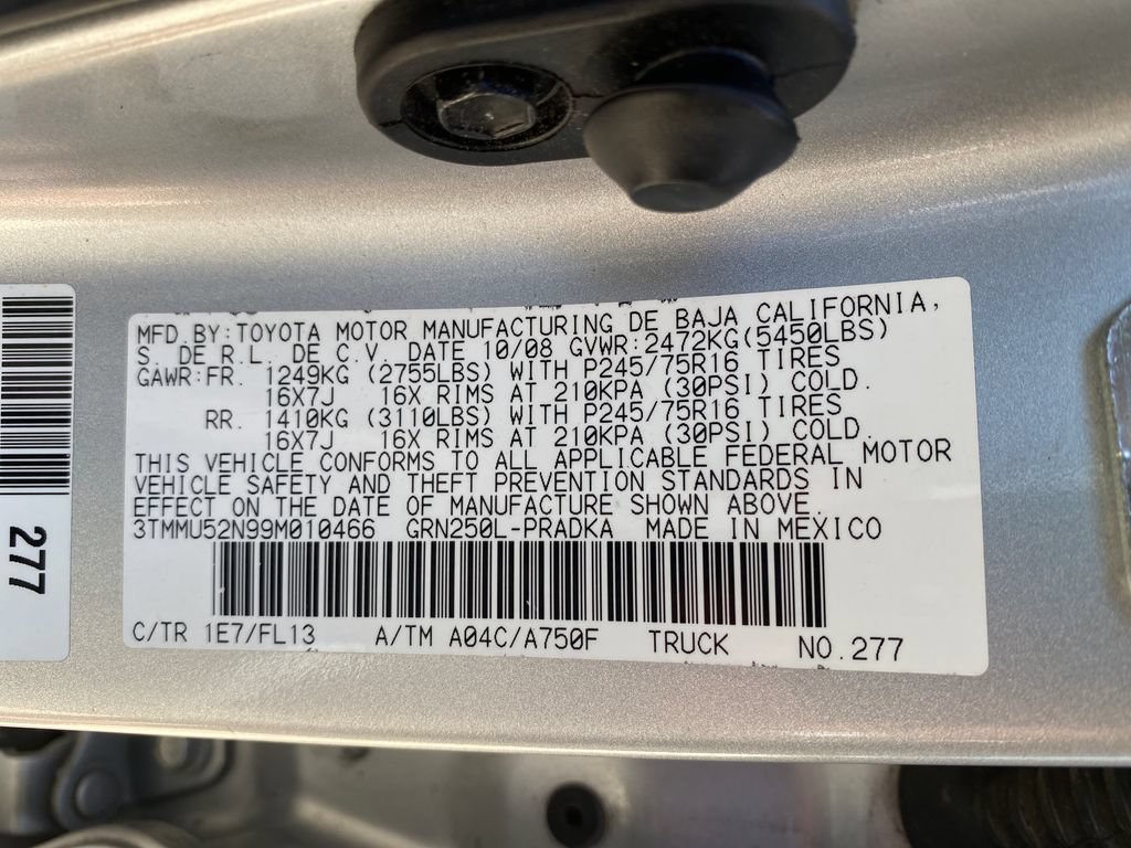 Used 2009 Silver Streak Mica Toyota DBL CAB 4WD LB AT image 27