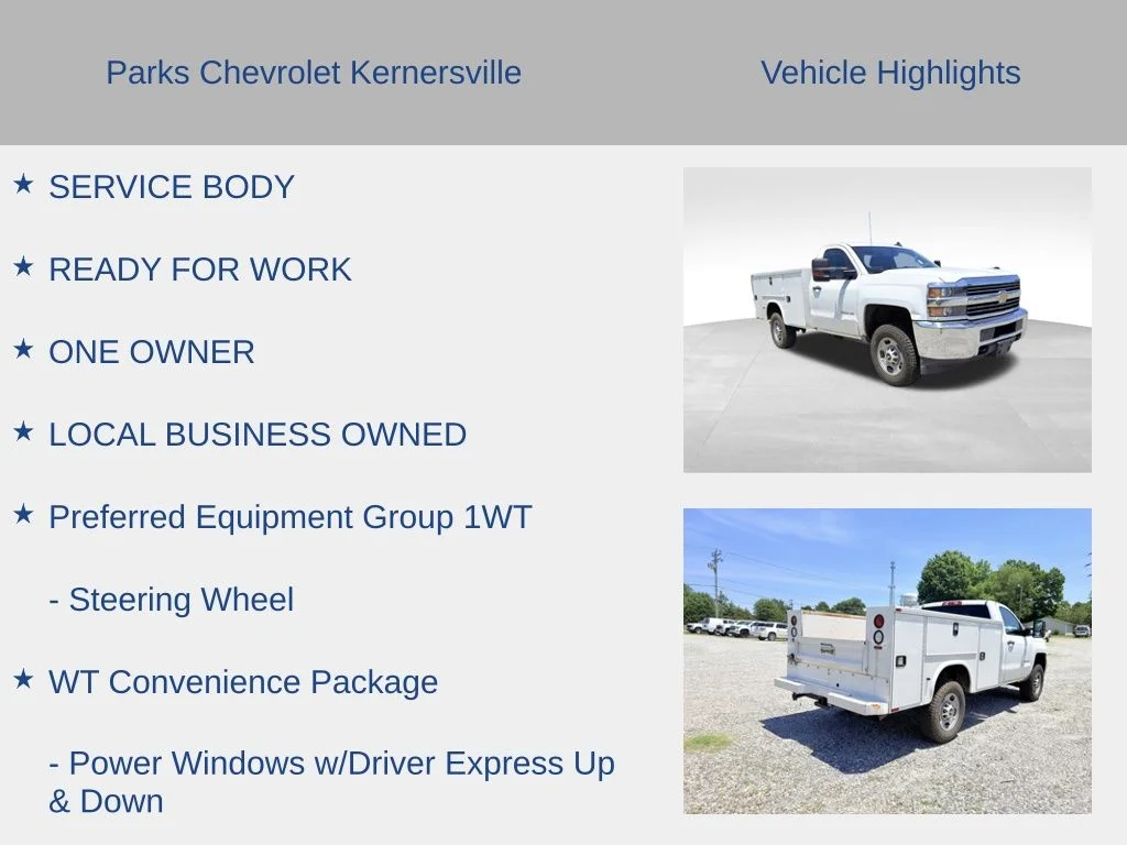 Used 2017 White Chevrolet Work Truck image 6