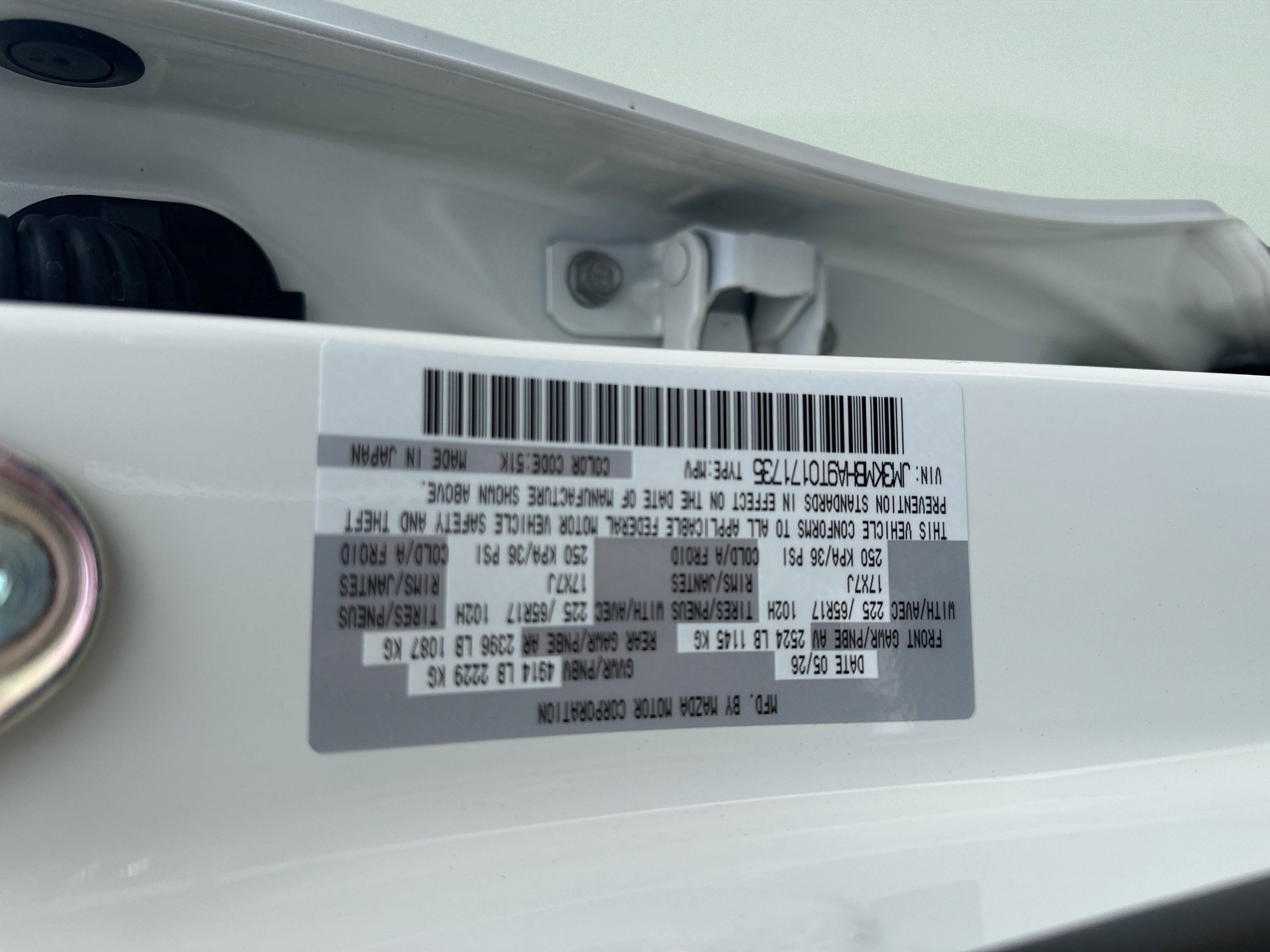 New 2026 Rhodium White Metallic Mazda 2.5 S Select AWD image 26