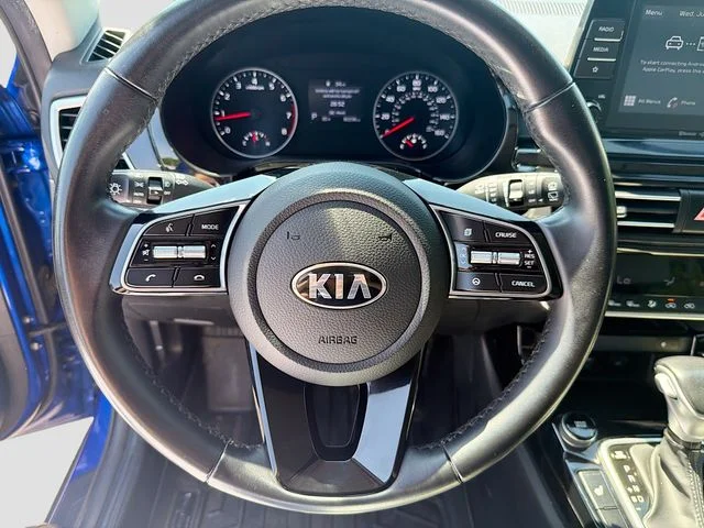 Used 2021 Blue Kia EX image 12
