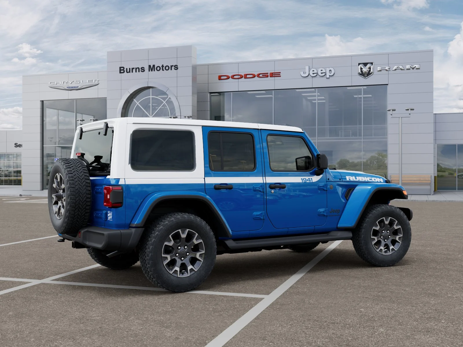 New 2026 Hydro Blue Pearl-Coat Exterior Paint Jeep Sahara 4-Door image 30