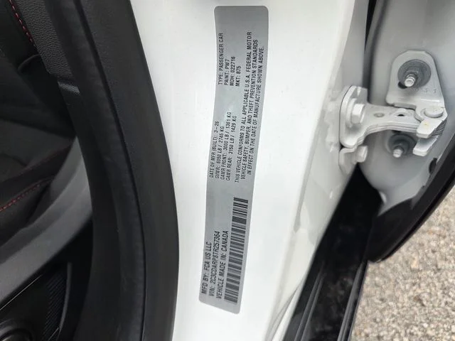 New 2026 White Knuckle Exterior Paint Dodge R/T Scat Pack image 17