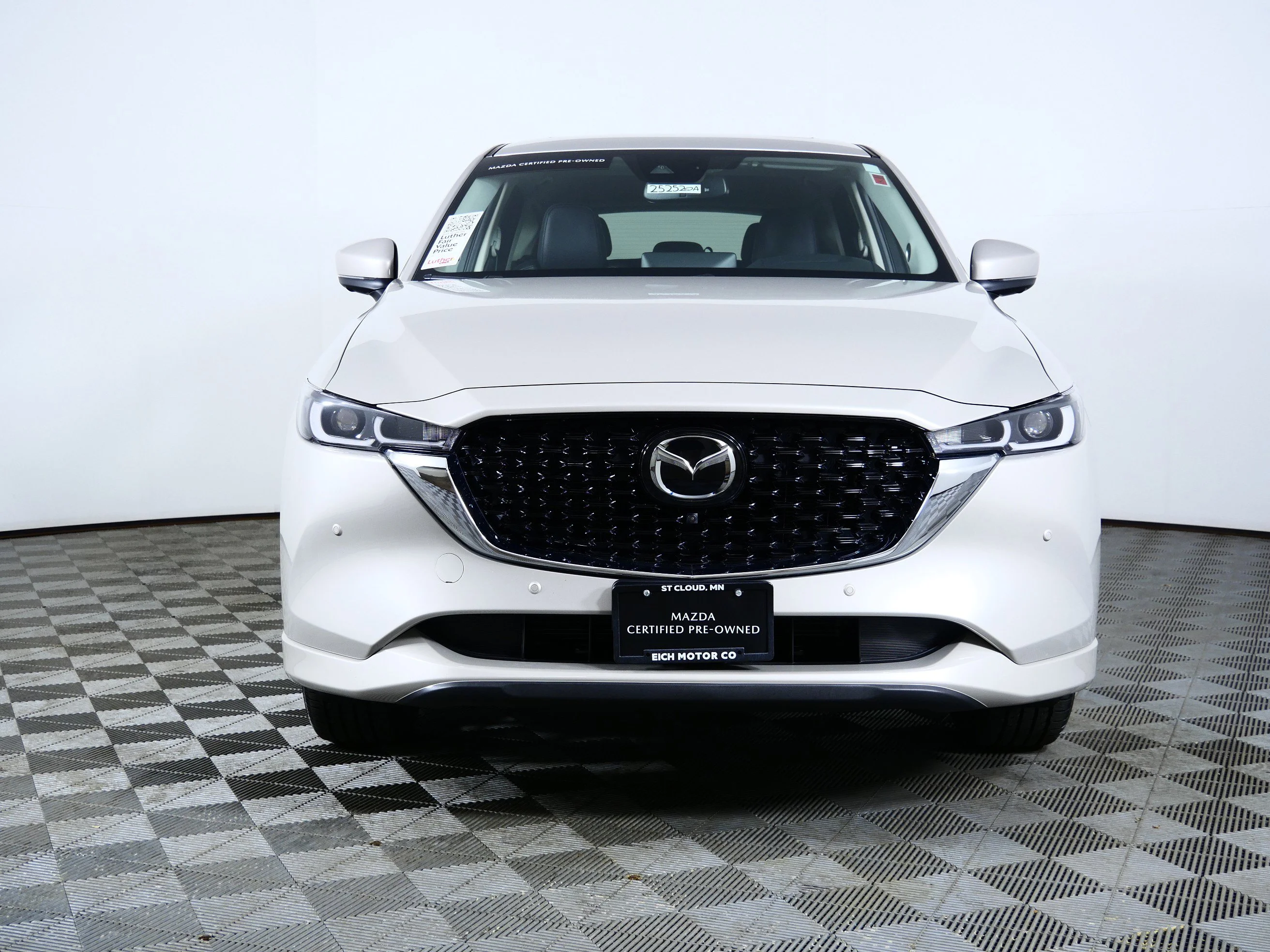 Used 2025 Mazda CX-5 S Premium Plus package with VIN JM3KFBEM9S0751526 for sale in St. Cloud, Minnesota