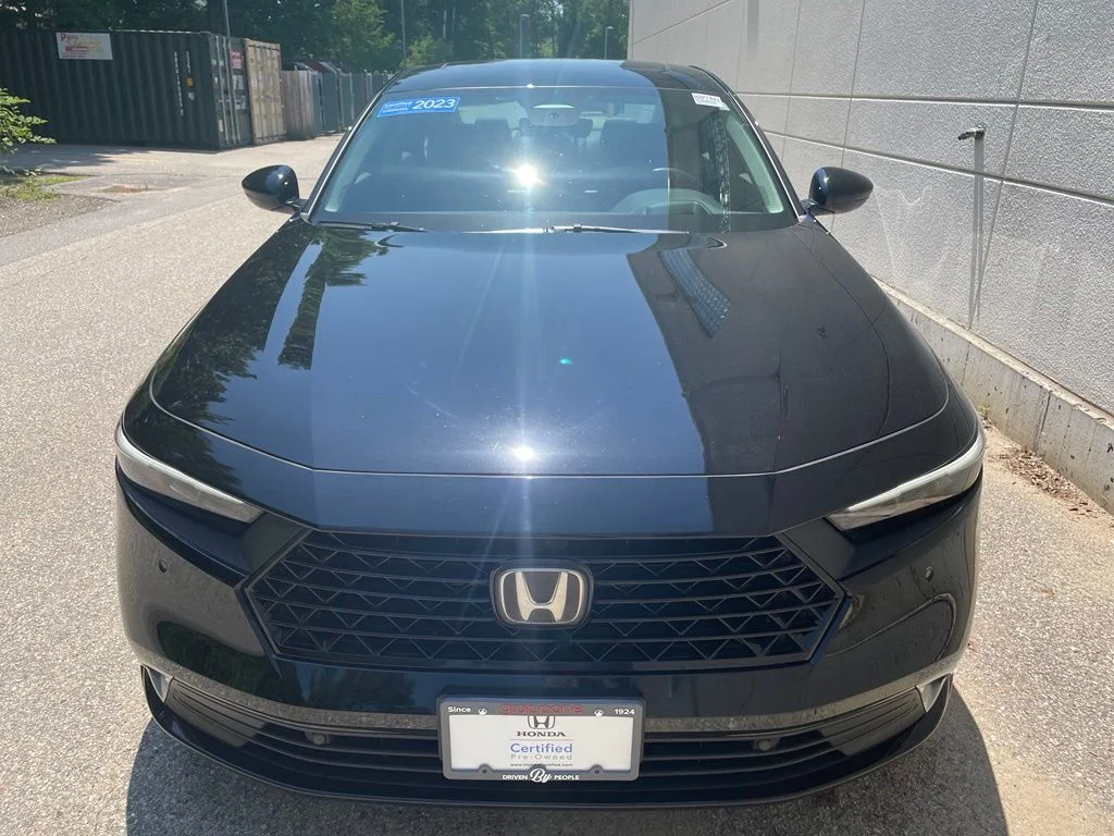 Certified Used 2023 Crystal Black Pearl Honda HYBRID TRG image 3