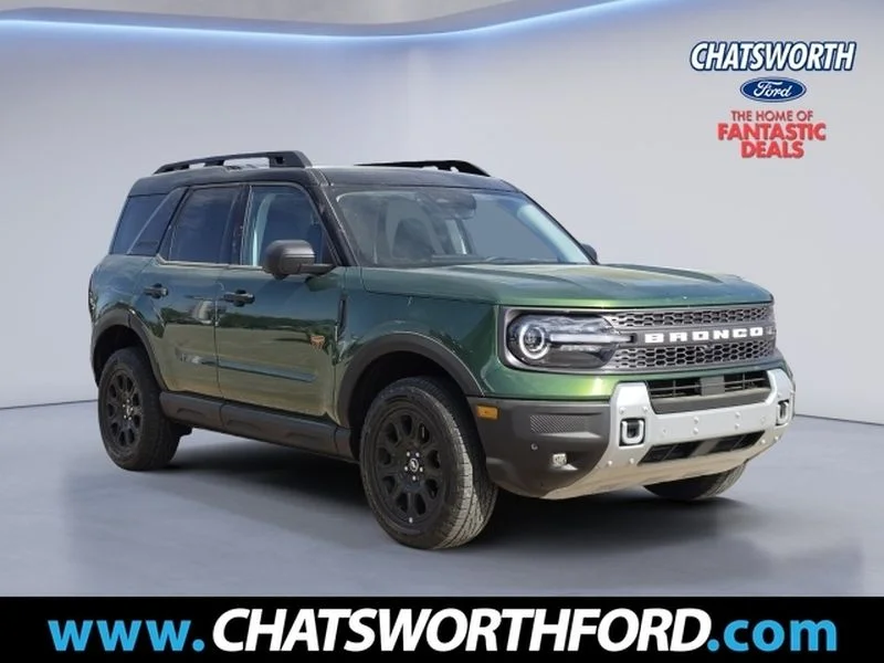 Certified Used 2025 Eruption Green Metallic Ford Badlands image 1