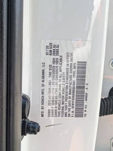 Used 2021 White Honda Touring image 29