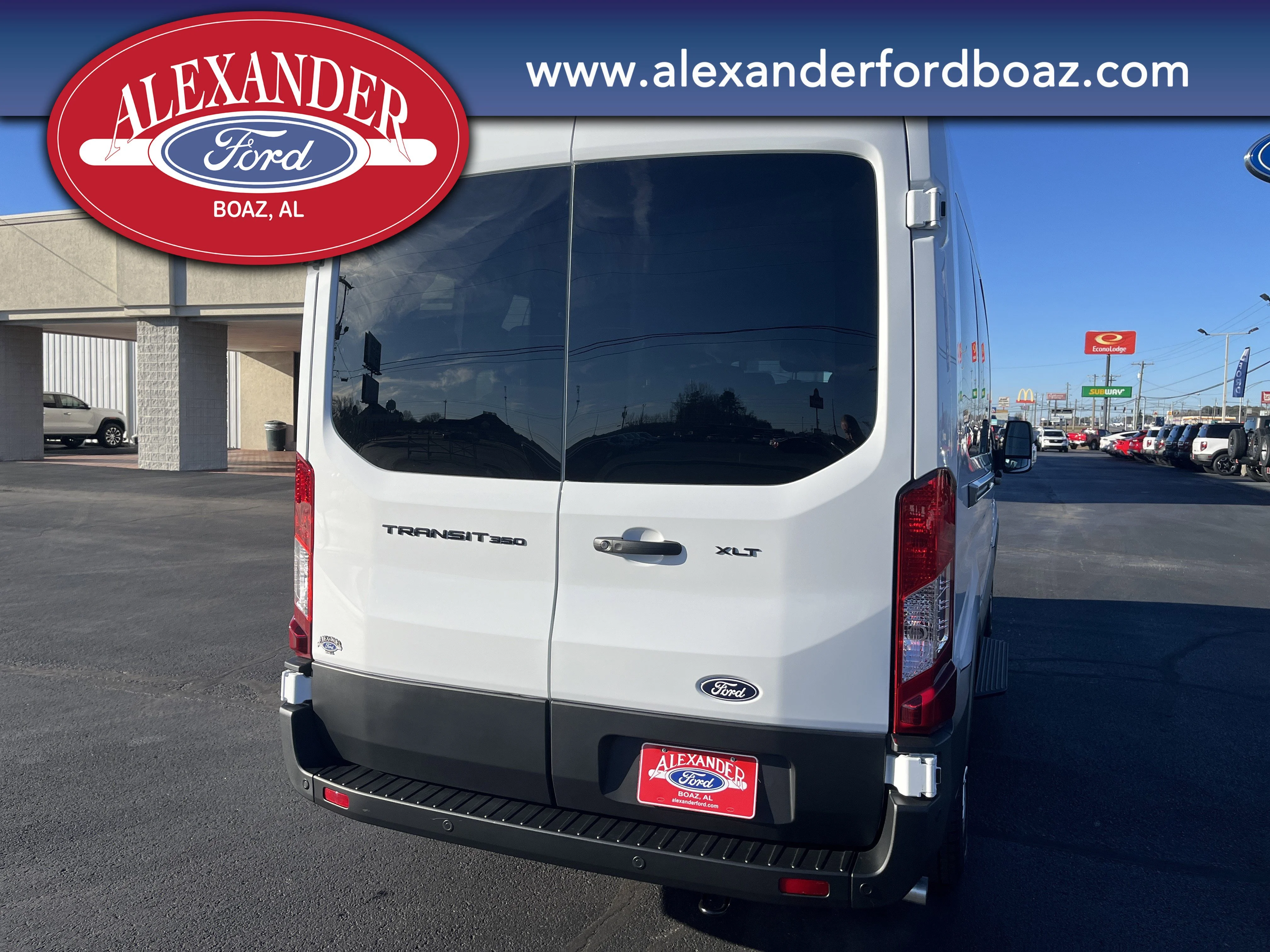 New 2026 Oxford White Ford Passenger Van XLT image 6