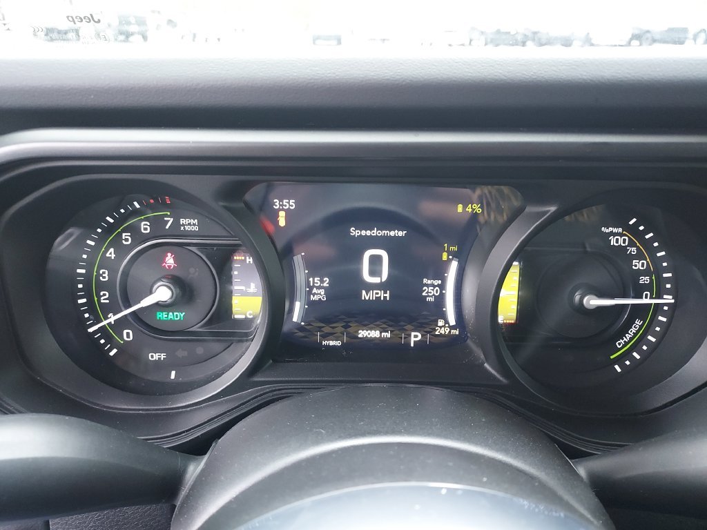 Used 2024 Gray Jeep Sahara 4xe image 18