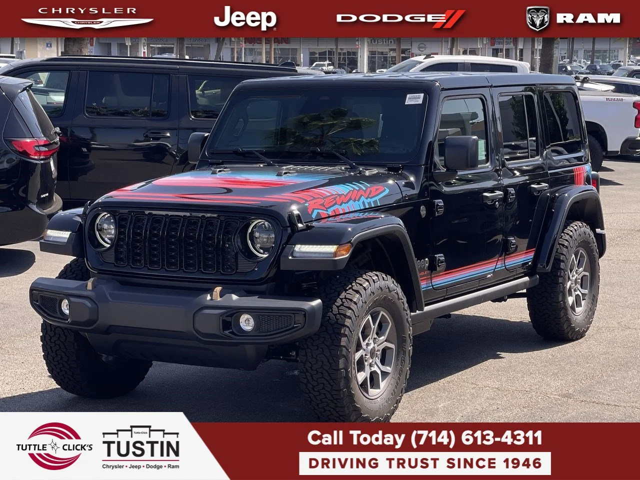 New 2026 Black Clear-Coat Exterior Paint Jeep Rewind image 9
