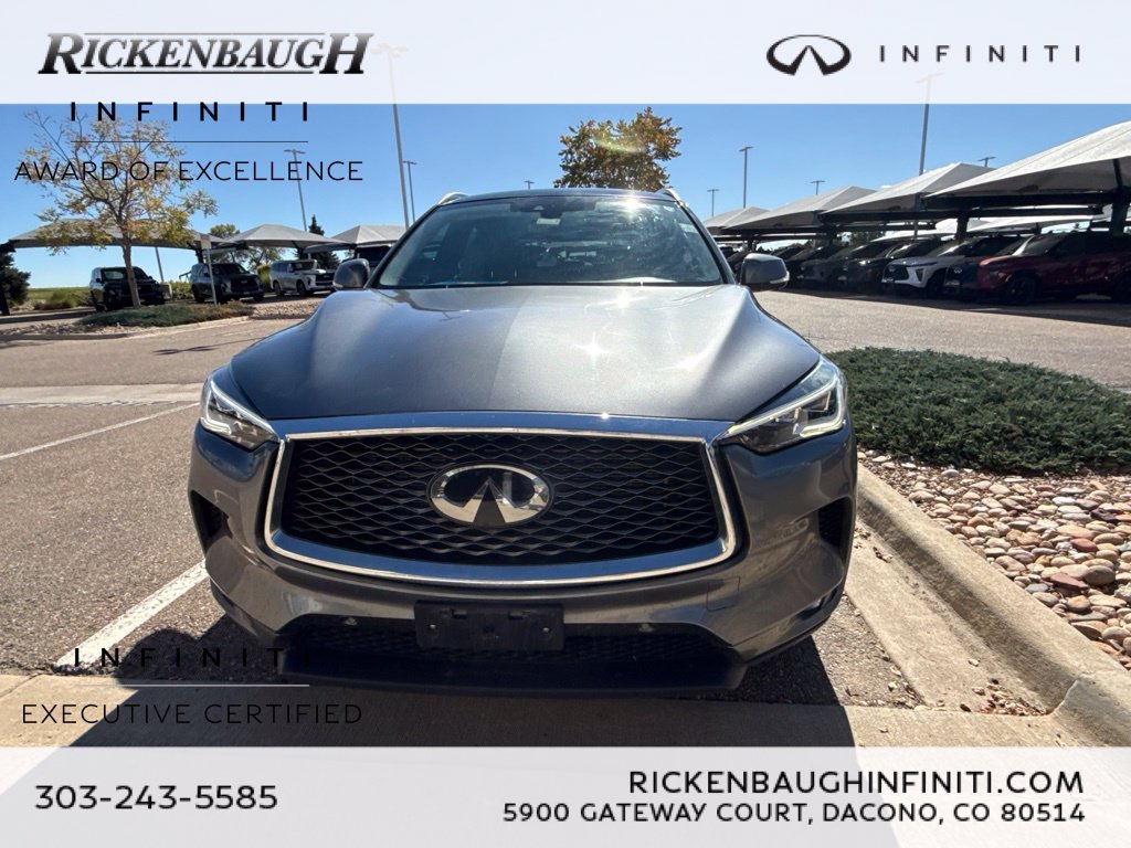 Certified 2020 INFINITI QX50 Sensory with VIN 3PCAJ5M38LF114028 for sale in Dacono, CO