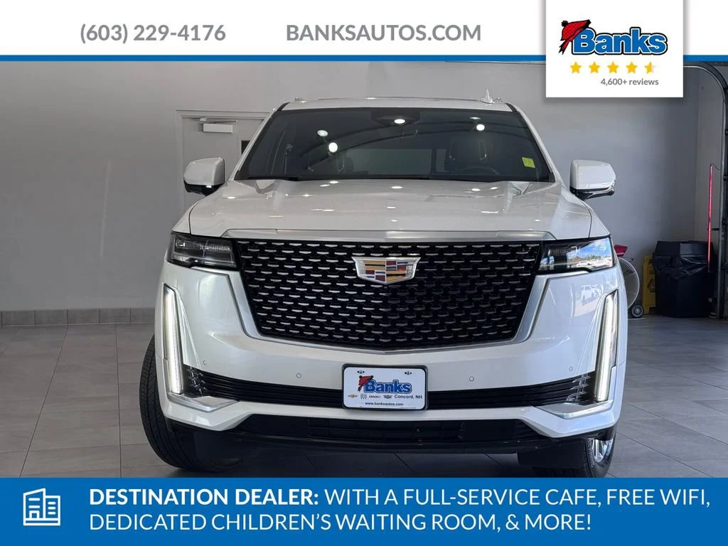 Certified Used 2023 Crystal White Tricoat Cadillac Premium Luxury image 3