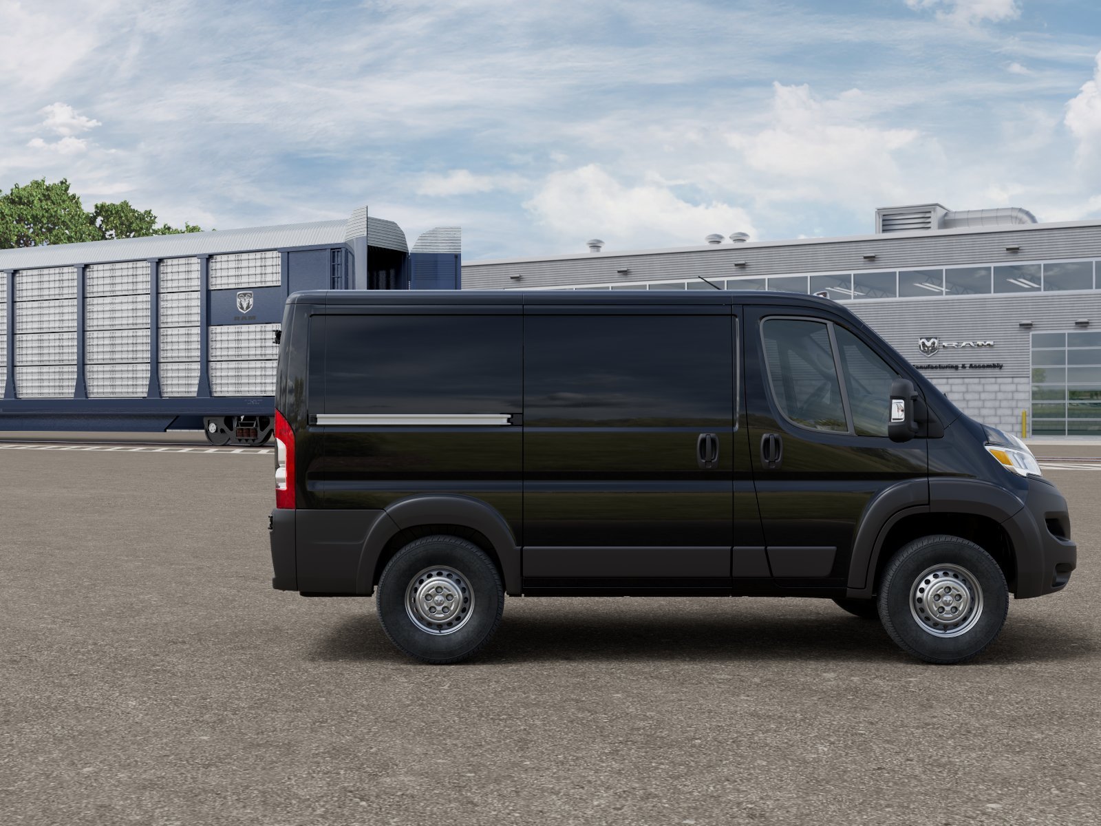 New 2026 Black Clear-Coat Exterior Paint RAM Tradesman image 12