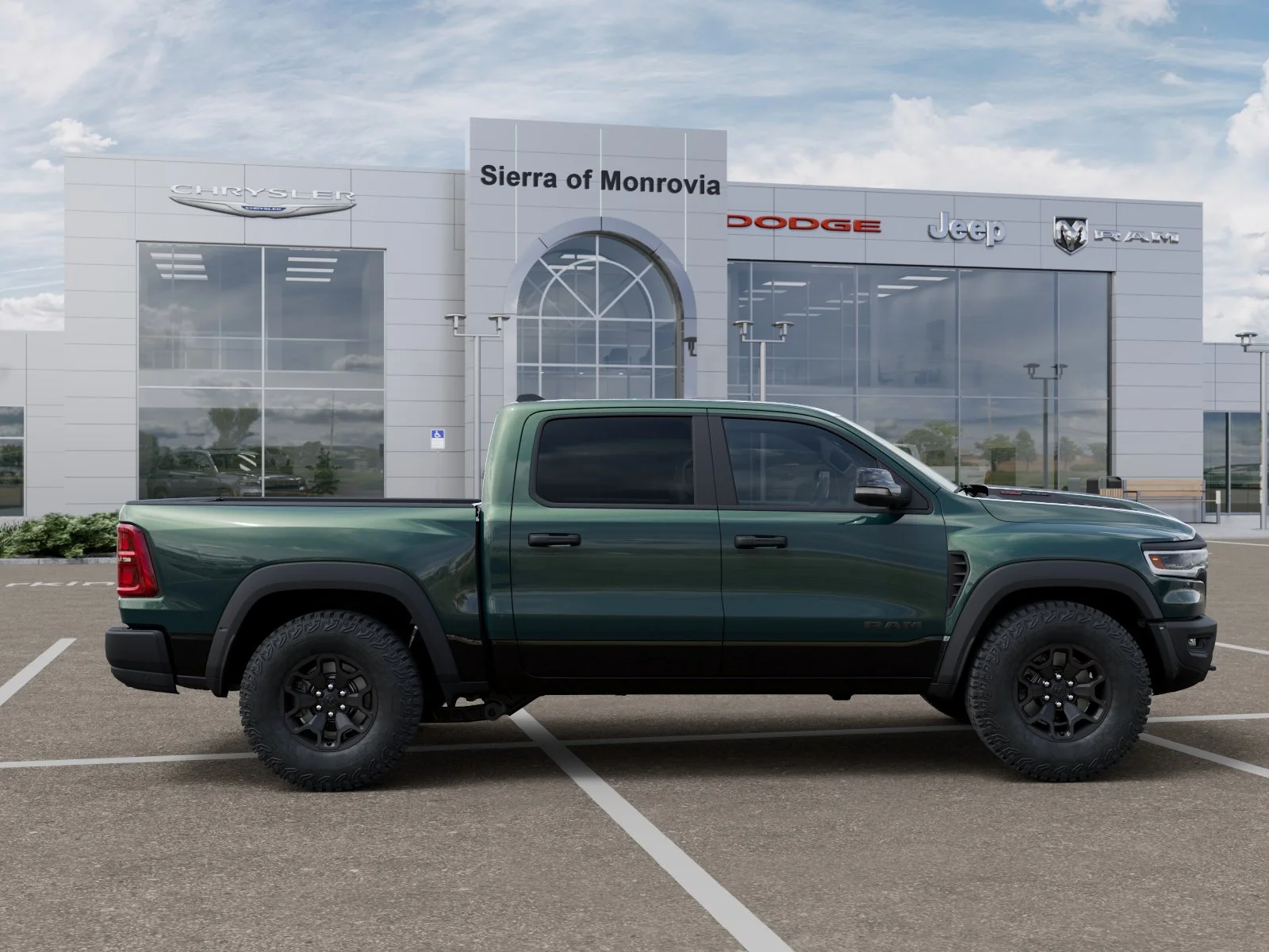 New 2026 Serrano-Green Metallic Exterior Paint RAM RHO image 47