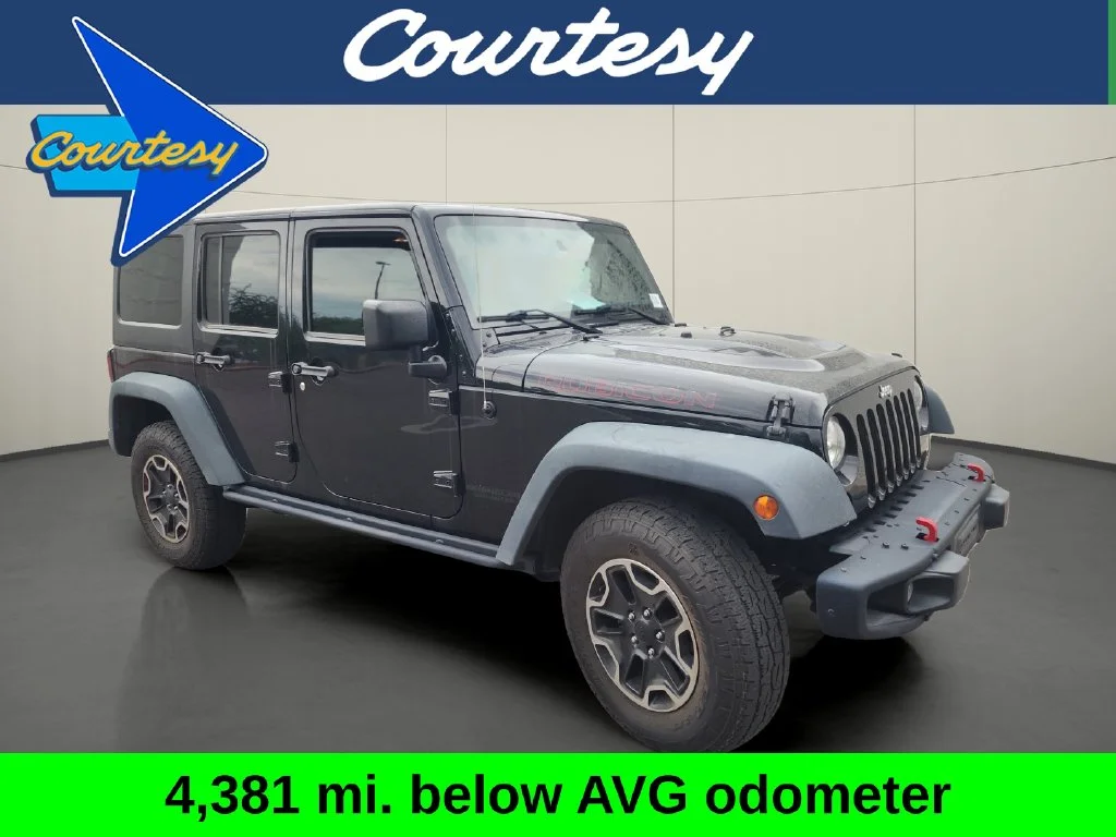 Used 2015 Black Jeep Unlimited Rubicon image 1