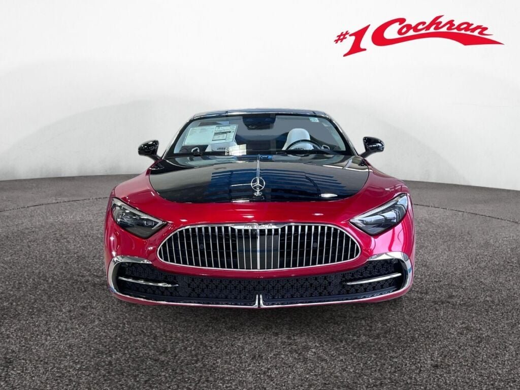 New 2026 MANUFAKTUR Garnet Red Metallic (Red Ambiance) Mercedes-Benz Maybach SL 680 Monogram Series image 12