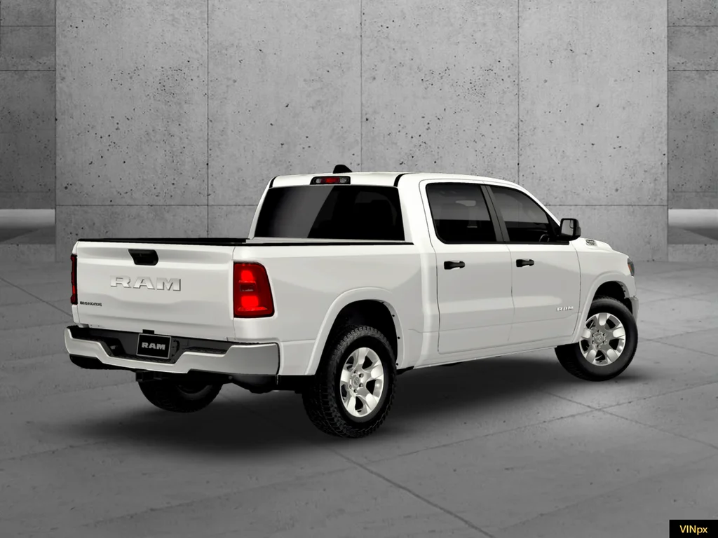 New 2026 Bright White Clear-Coat Exterior Paint RAM Big Horn/Lone Star image 6