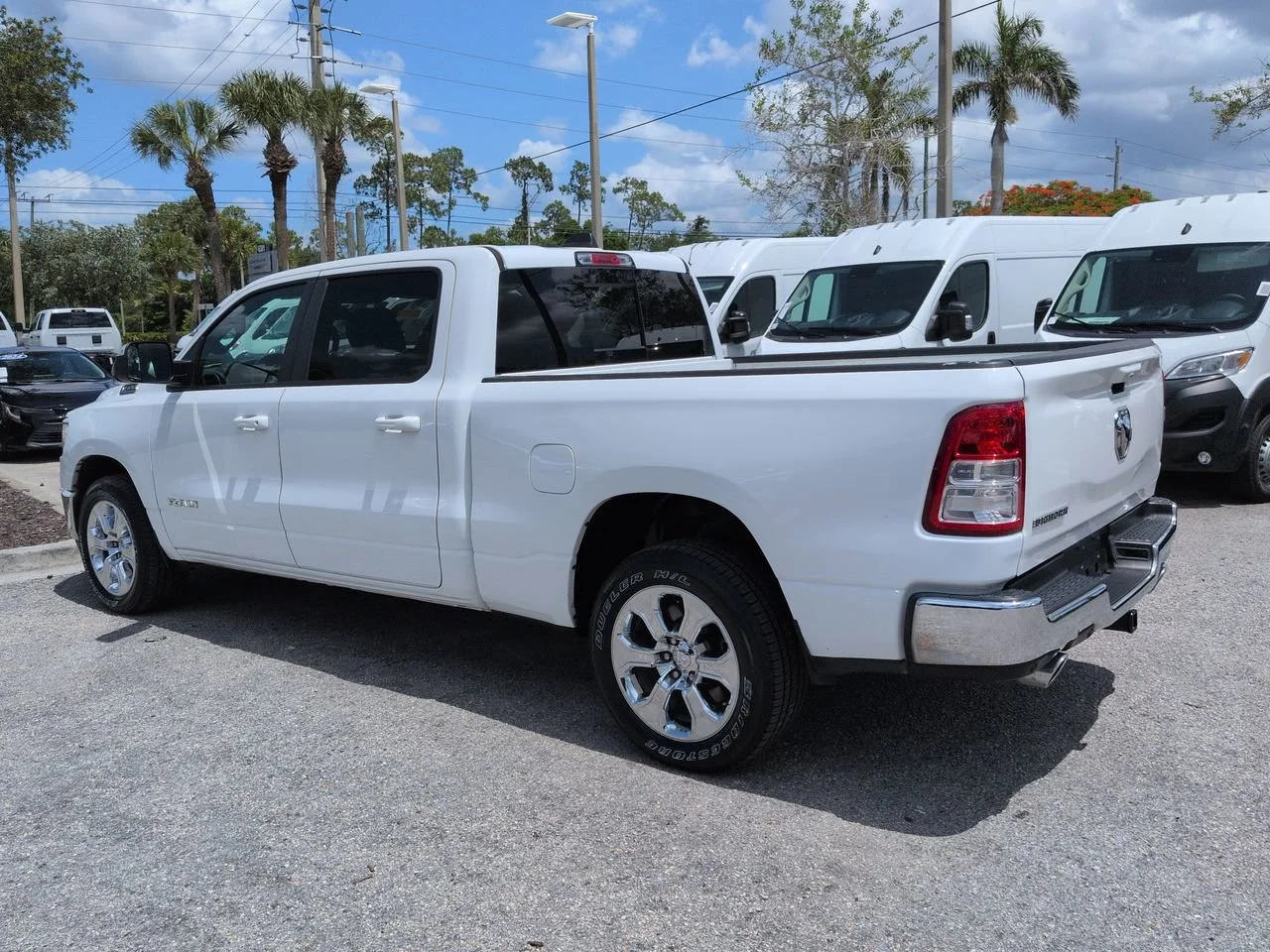 Used 2022 Bright White Clearcoat Ram Big Horn image 7