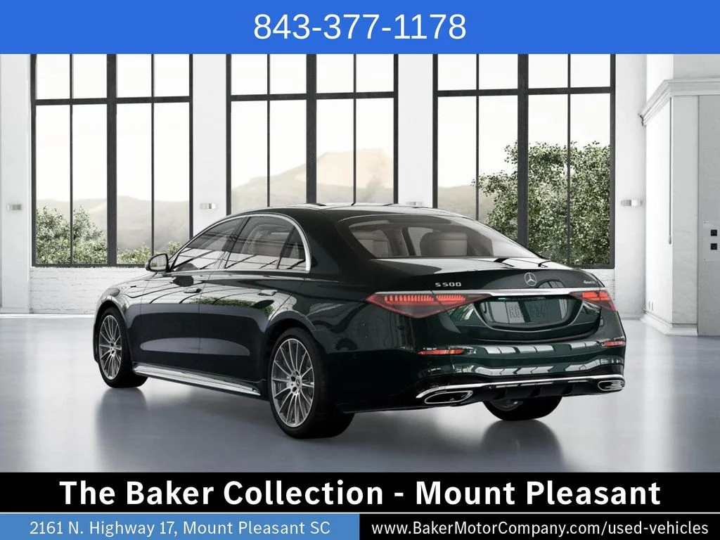 Certified Used 2026 Emerald Green Metallic Mercedes-Benz S 500 image 28