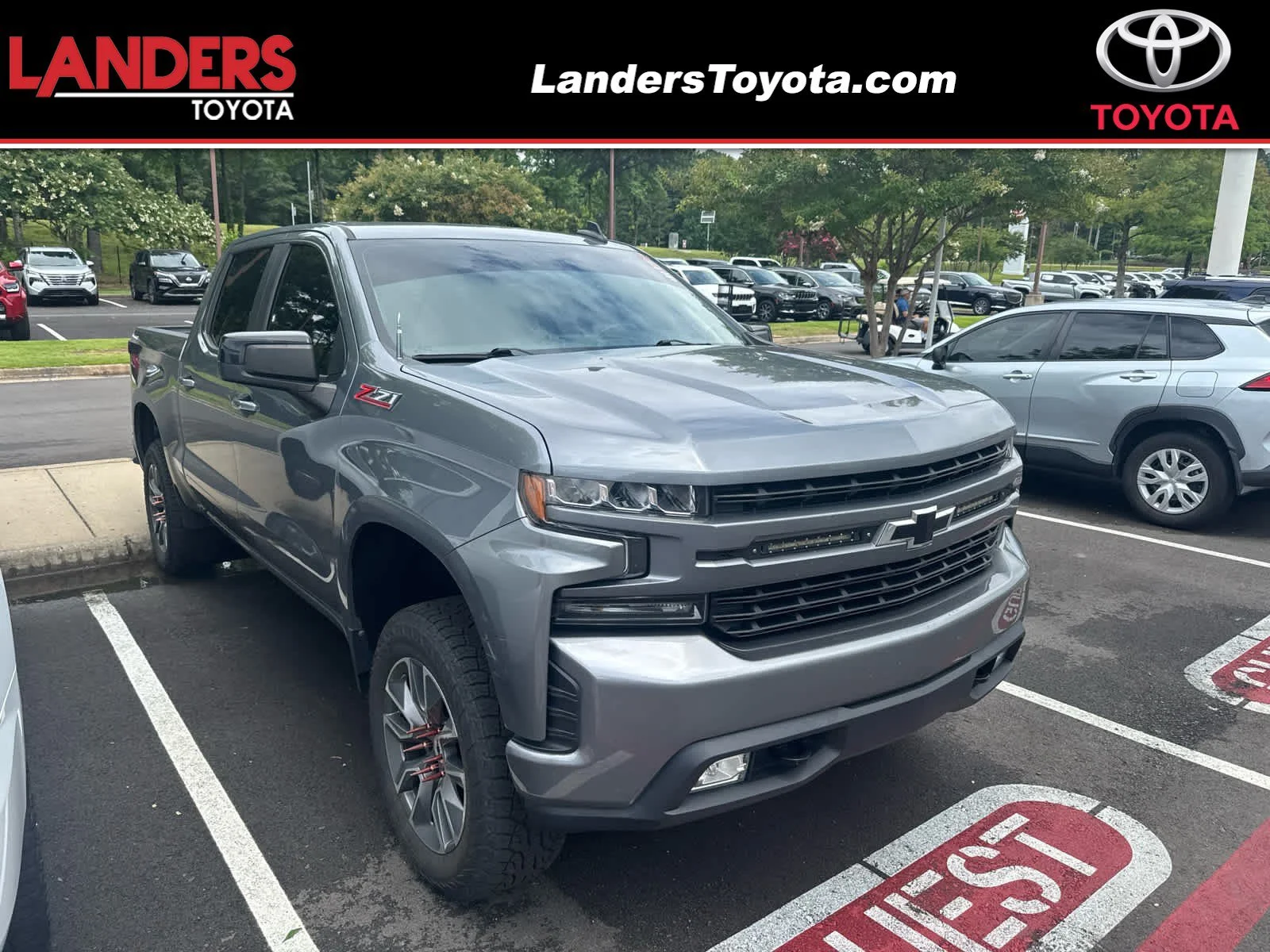 Used 2021 Satin Steel Metallic Chevrolet RST image 1