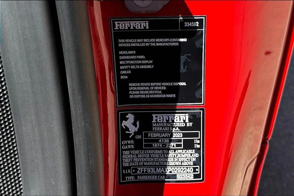 Certified Used 2023 Rosso Corsa Ferrari  image 17