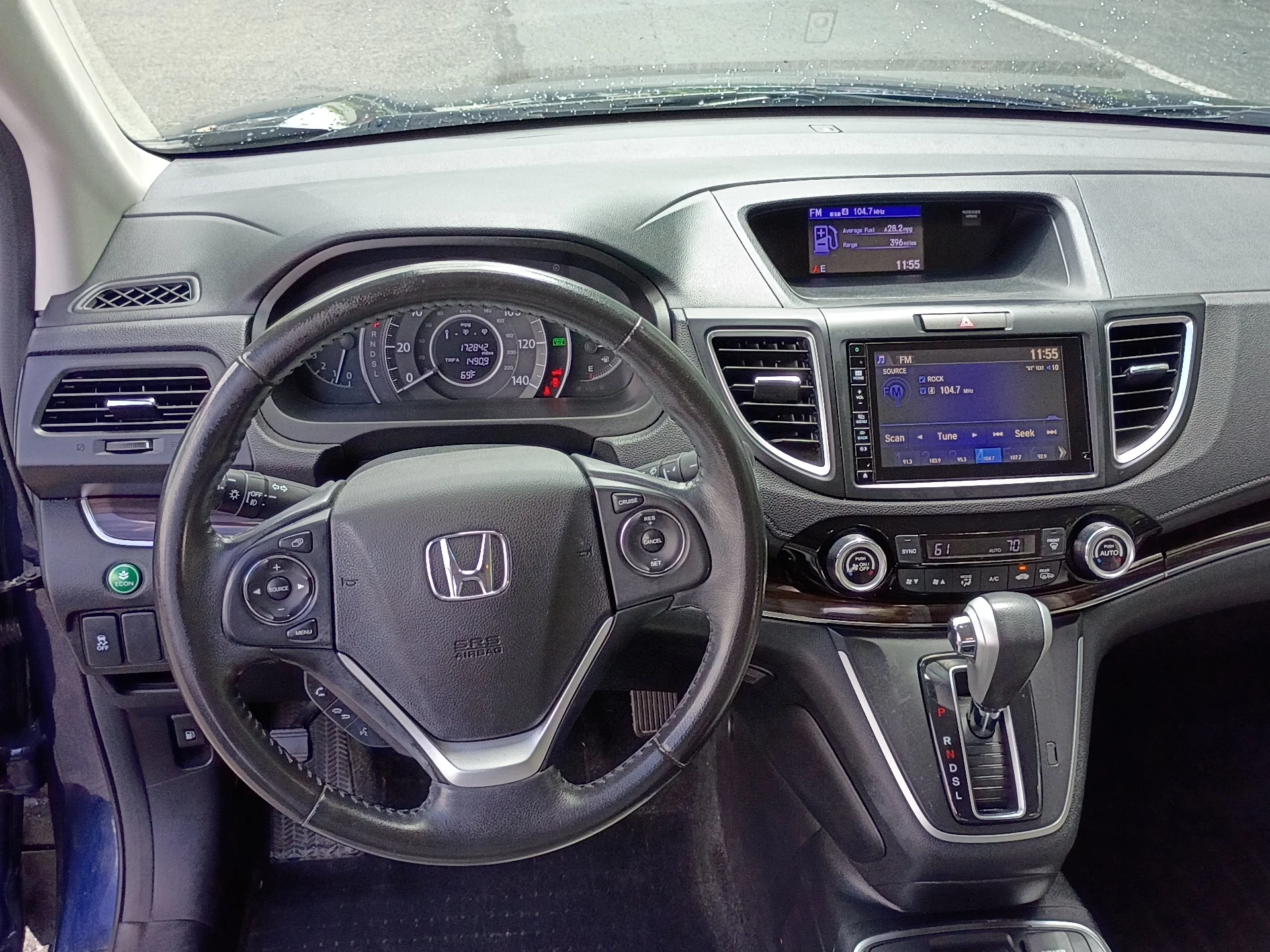 Certified Used 2016 BLUE Honda EX-L image 12