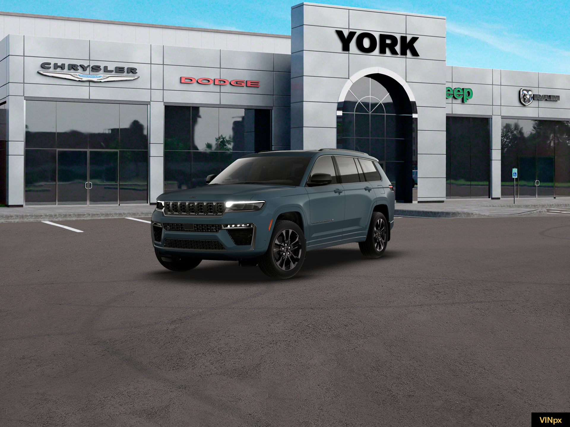 New 2026 Steel Blue Exterior Paint Jeep Limited image 1
