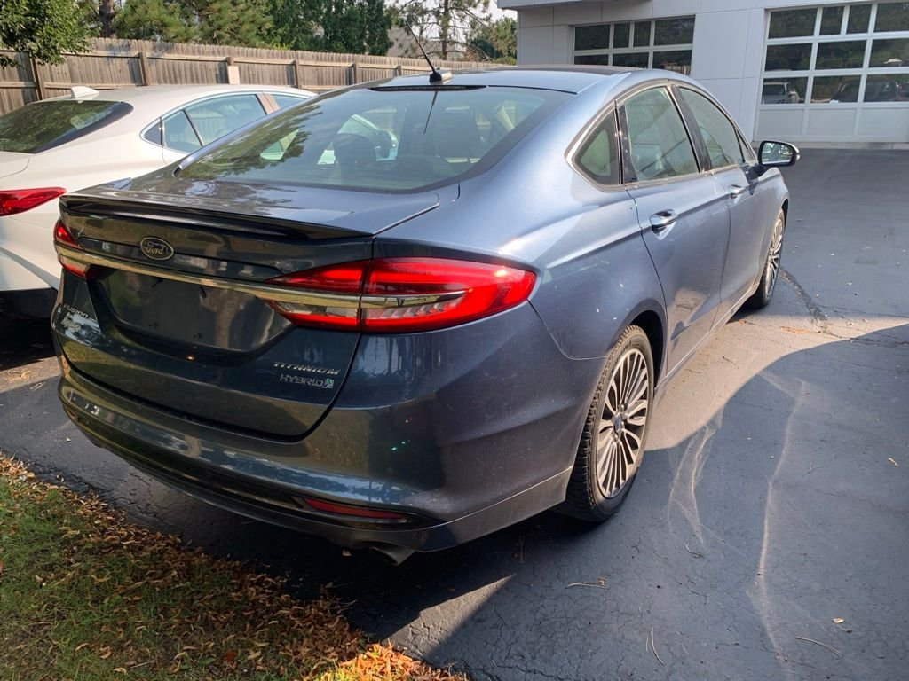 Used 2018 Blue Ford Titanium image 3