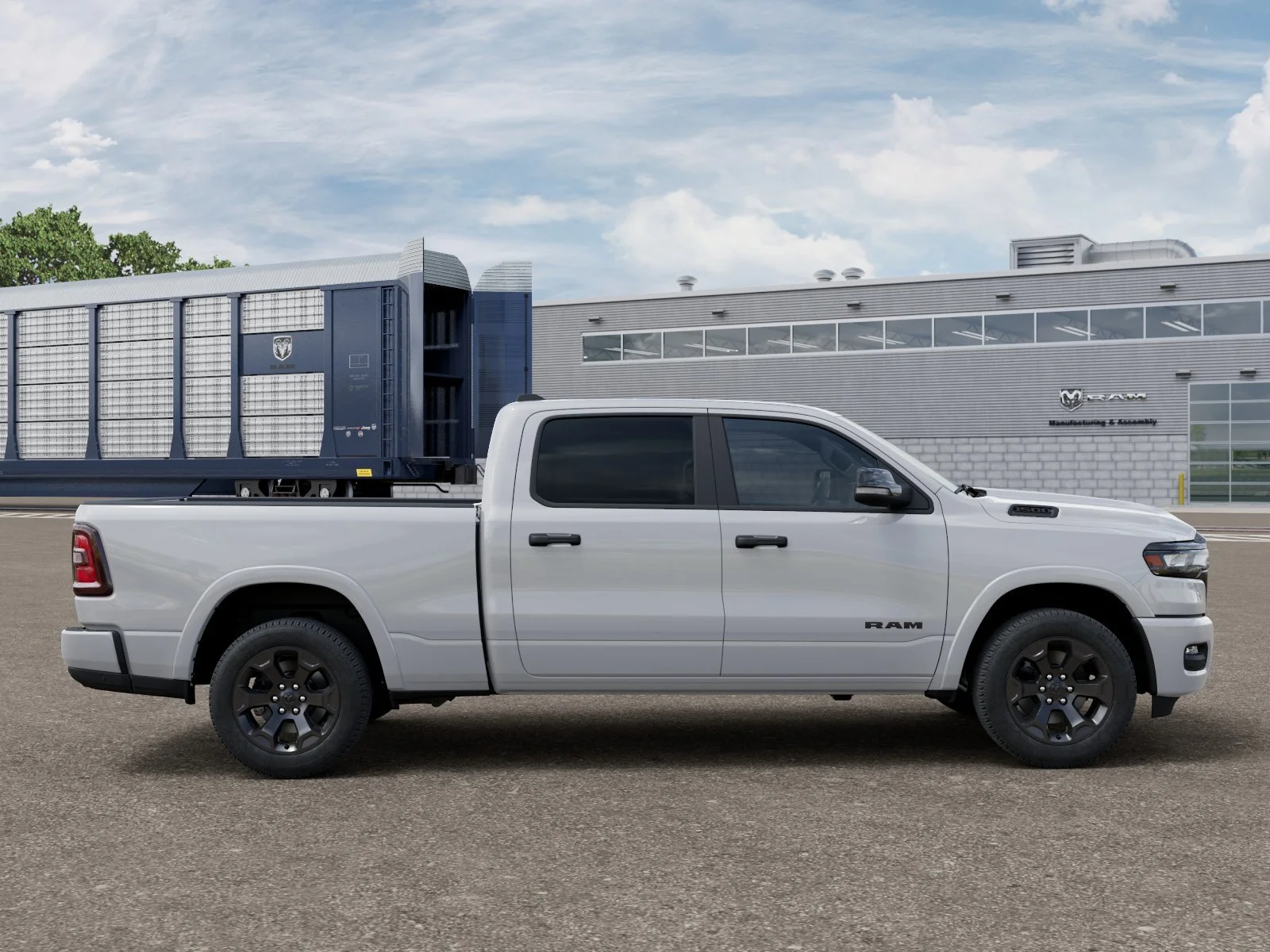 New 2026 Bright White Clear-Coat Exterior Paint RAM Big Horn/Lone Star image 23