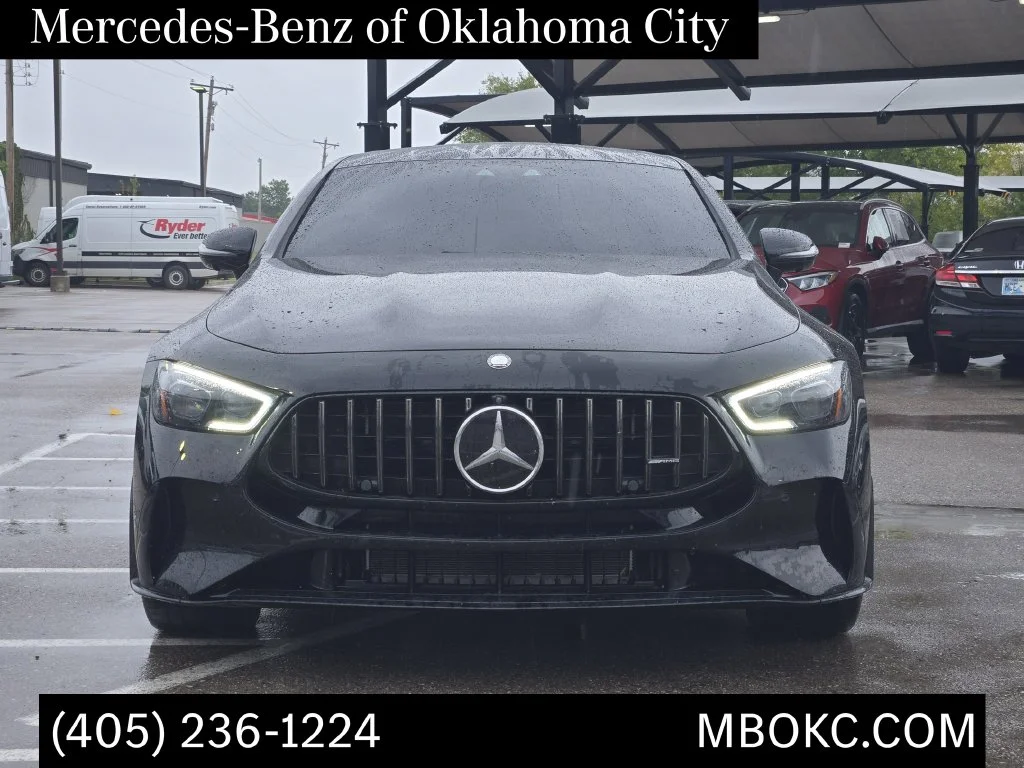 Certified Used 2024 Obsidian Black Metallic Mercedes-Benz Base image 2