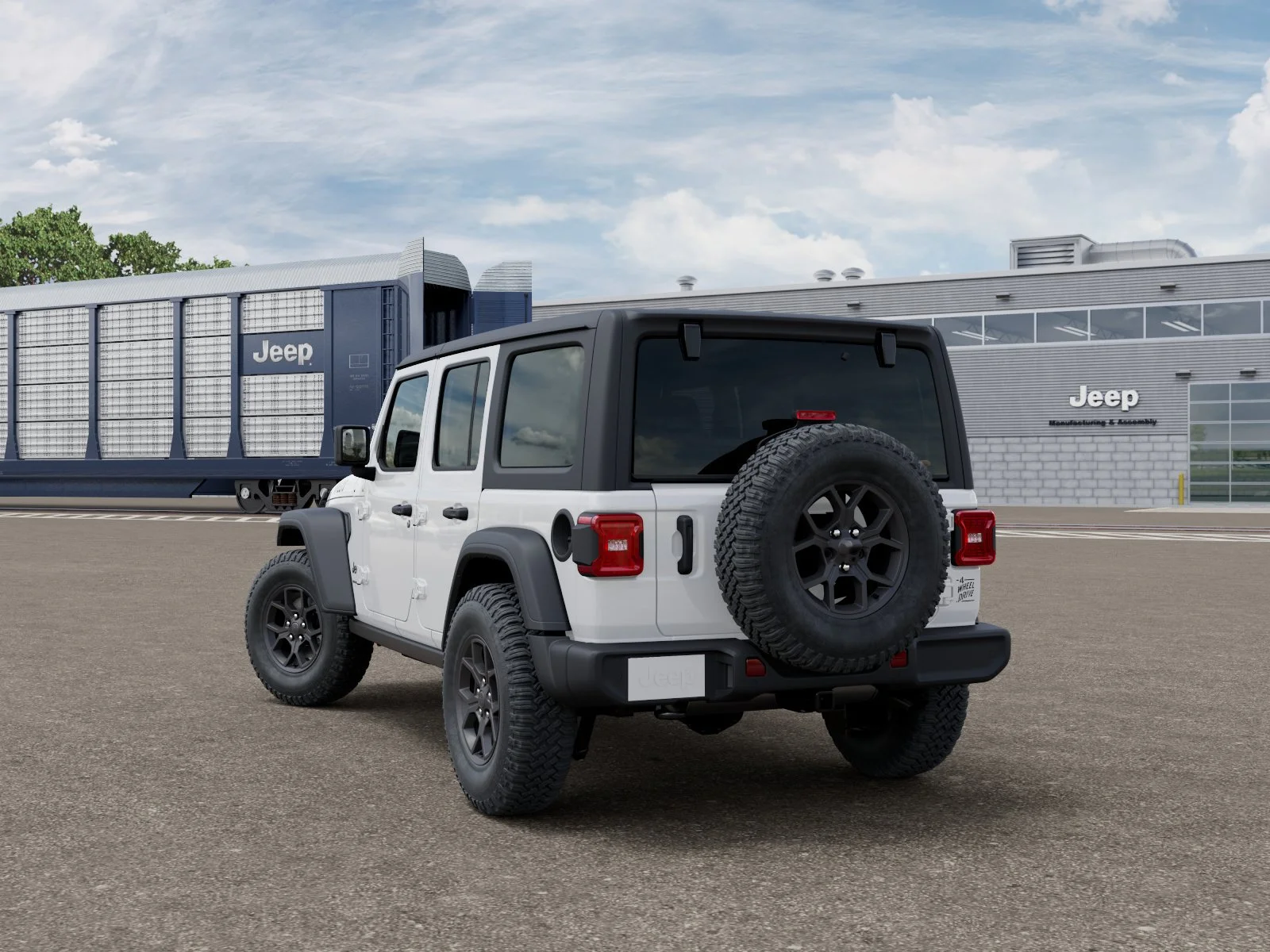 New 2026 Bright White Clearcoat Jeep Willys image 3