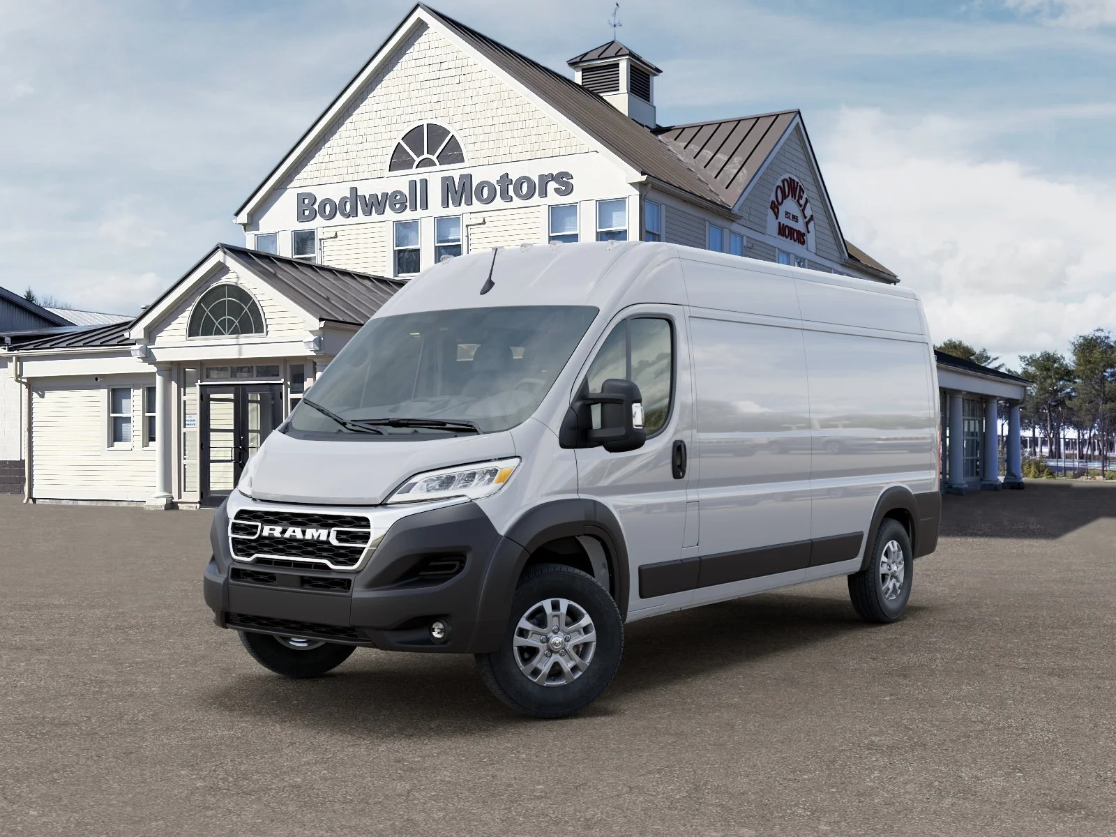 New 2026 Bright White Clear-Coat Exterior Paint RAM SLT image 1