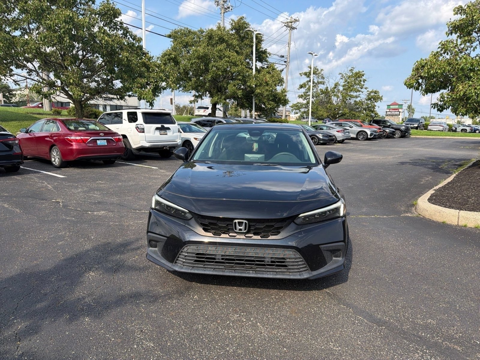 Certified Used 2023 Crystal Black Pearl Honda LX image 3