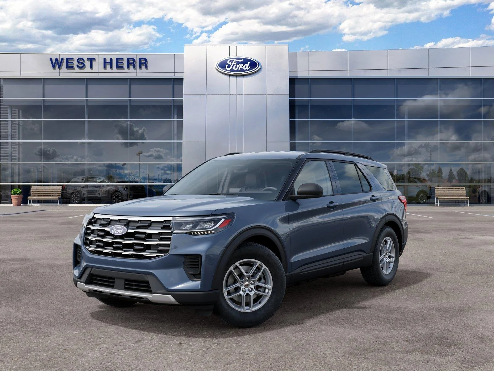 New 2027 Vapor Blue Metallic Ford Active image 3