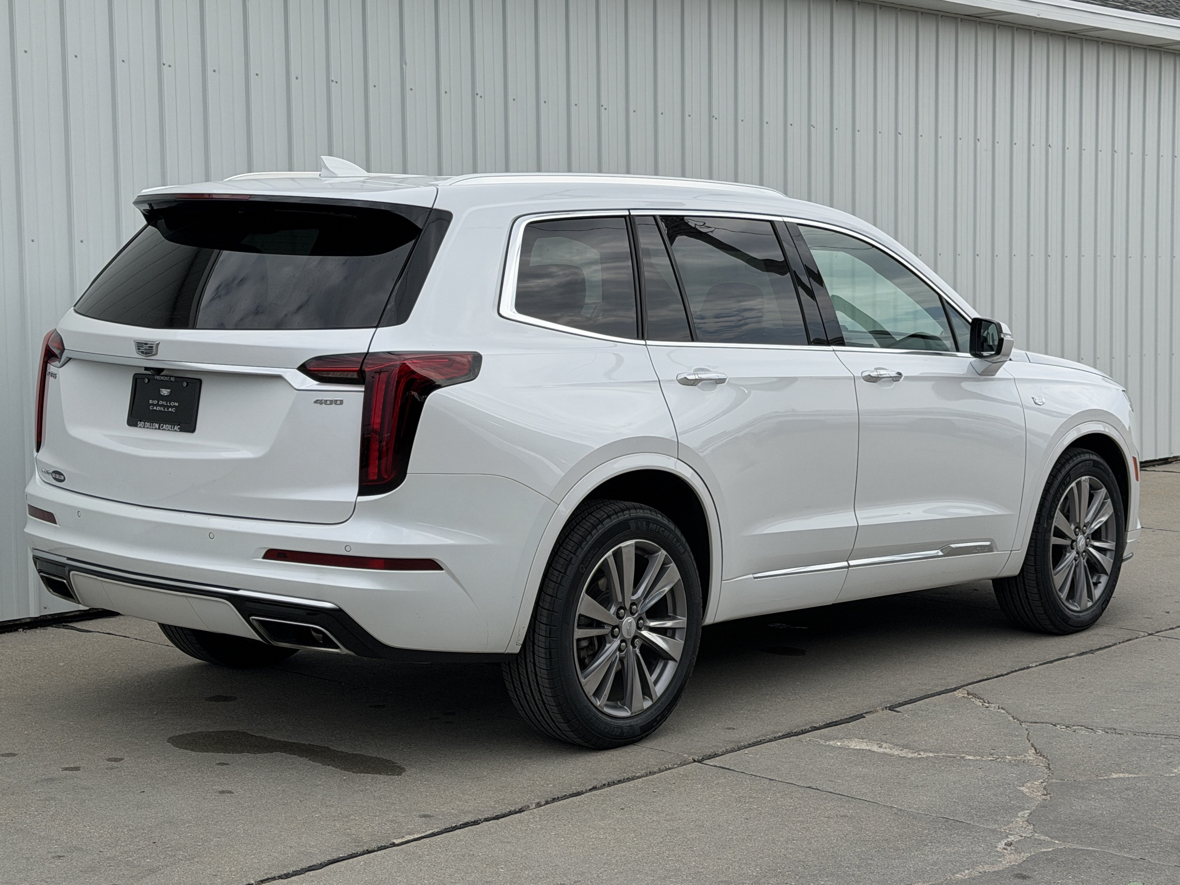 Used 2024 Crystal White Tricoat Cadillac AWD Premium Luxury image 4