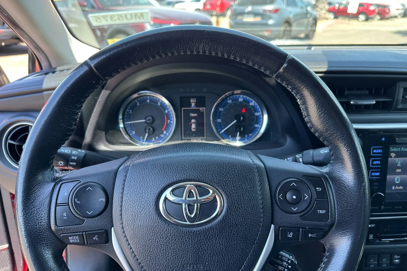 Used 2019 Barcelona Red Metallic Toyota XLE image 15