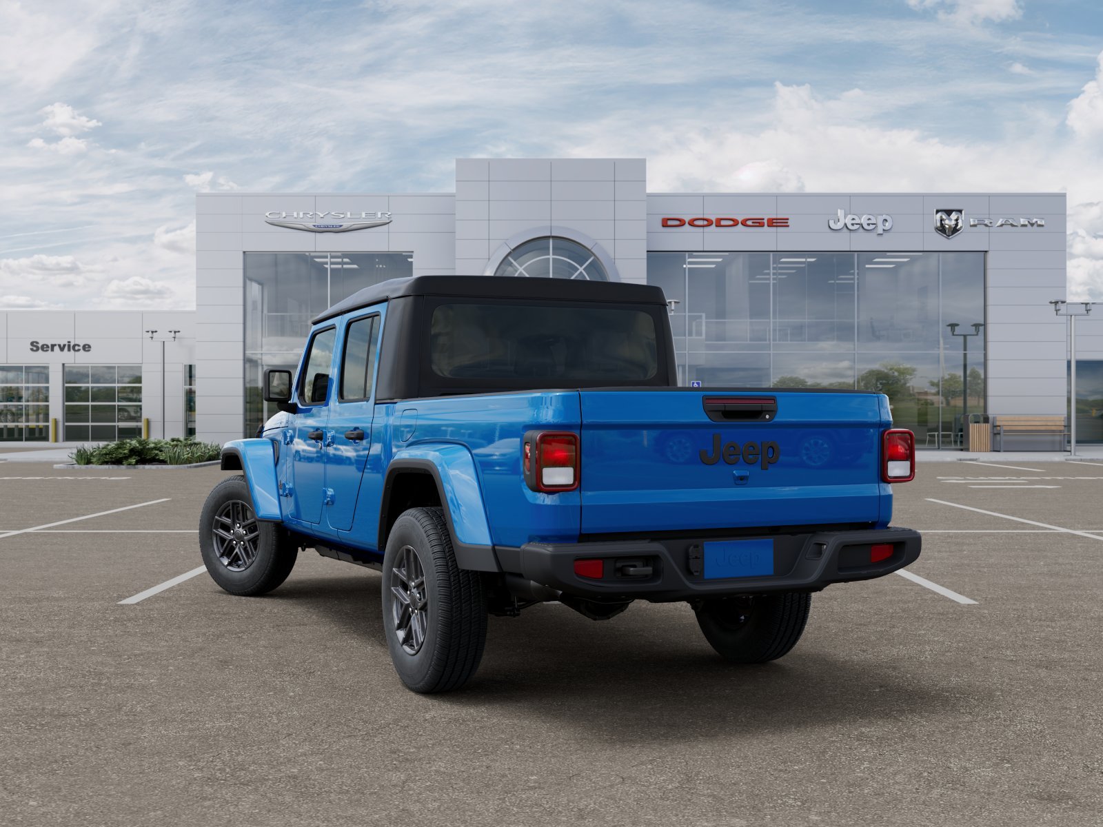New 2026 Hydro Blue Pearl-Coat Exterior Paint Jeep Sport S image 36