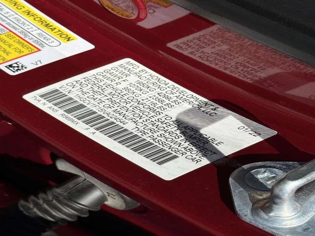Used 2022 Radiant Red Metallic Honda LX image 25