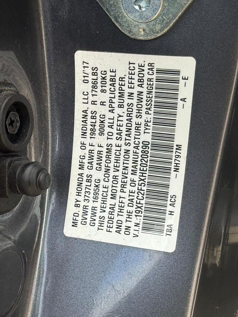 Used 2017 Modern Steel Metallic Honda LX image 31