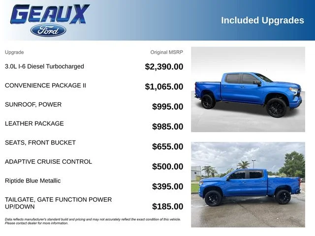 Certified Used 2025 Blue Chevrolet RST image 5