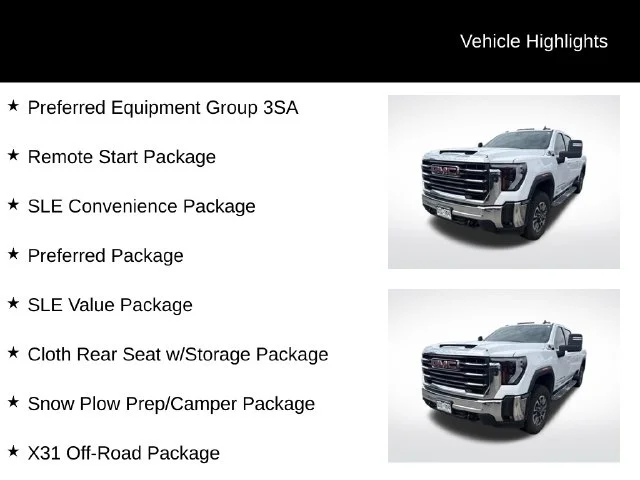 Used 2025 White GMC SLE image 8