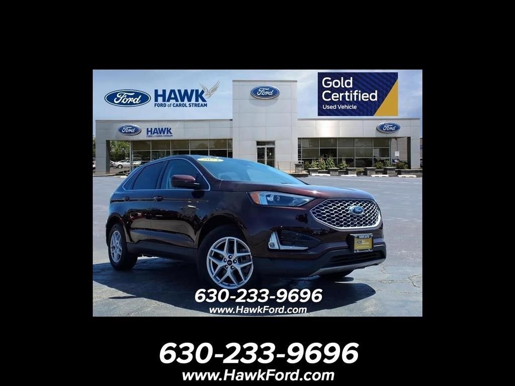 Certified Used 2024 Red Ford SEL image 1